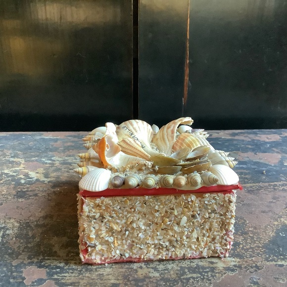 Vintage Manzanillo Mexico Souvenir Shell Box - Picture 6 of 9